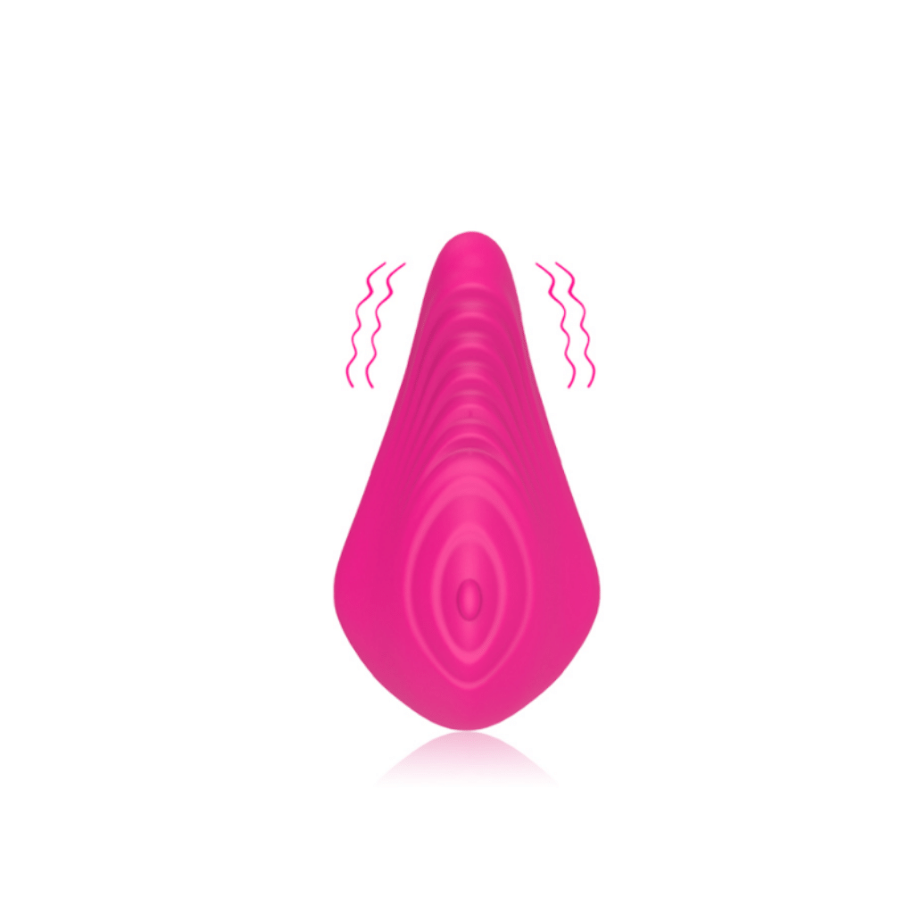 Mini magenta finger vibrator