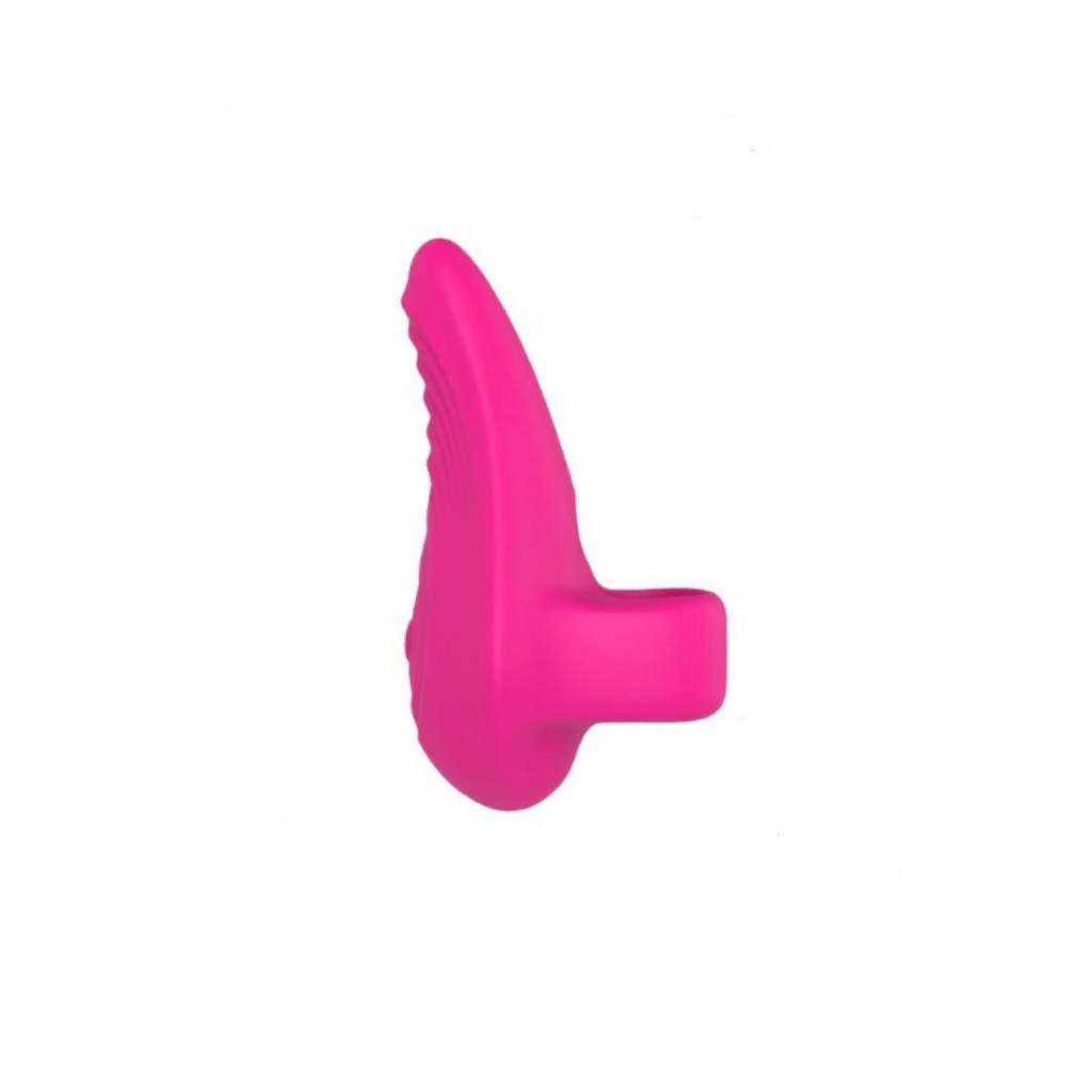 Mini magenta finger vibrator