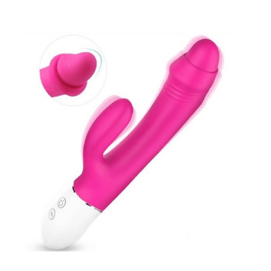 Dual action rabbit vibrator