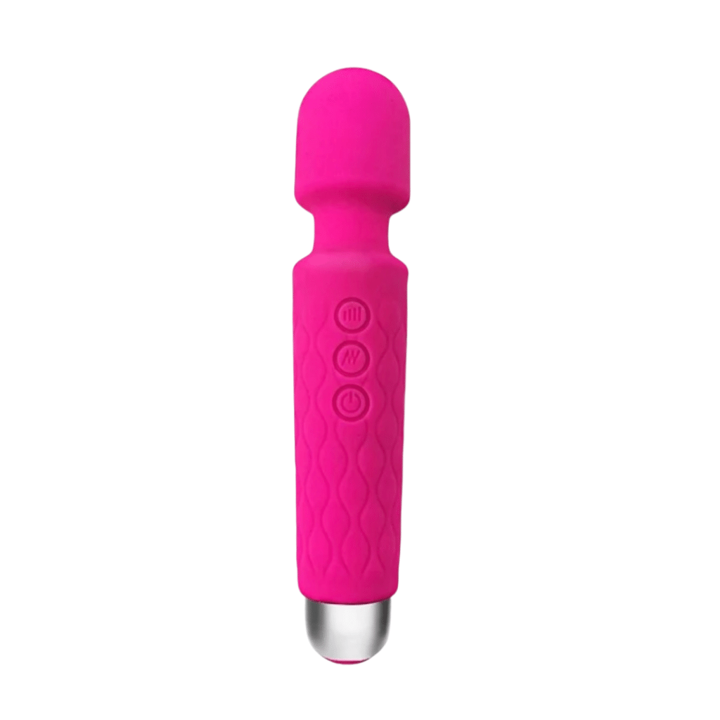 Mini silicone wand massager